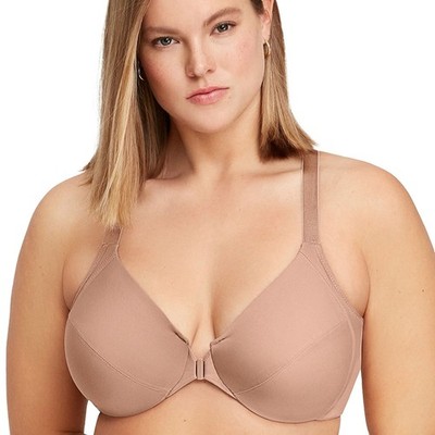 Glamorise Wonderwire Front-Close Smoothing Bra