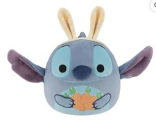 Squishmallows  8” Disney Stitch Easter Bunny Holding Carrots BIRTHDAY GIFT