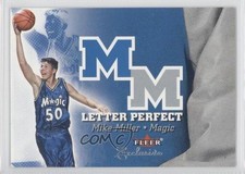 2001-02 Fleer Exclusive Letter Perfect Mike Miller #6LP 0a1