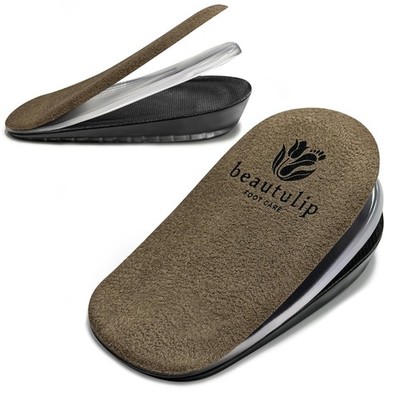 3-Layer Adjustable Heel Lift Inserts - Height Increase Insoles for Women and ...