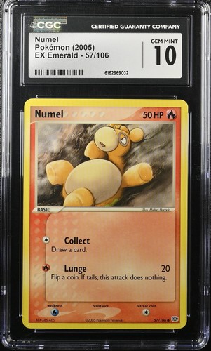 Numel graded CGC 10 for sale on eBay