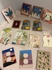 Various Light Switch Covers Decorative Wall Plates Metal Ceramic Plastic