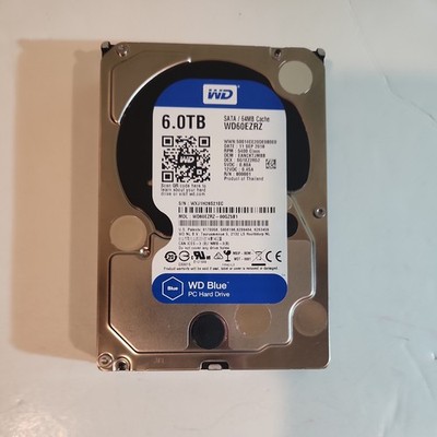 WesternDigital WD Blue 6TB HDD WD60EZAZ② Amazon.com: Western Digital 6TB WD Blue PC Internal Hard Drive HDD