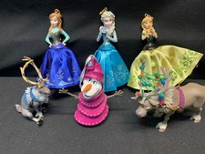 6 DISNEY ORNAMENTS FROM MOVIE FROZEN EXC. COND.