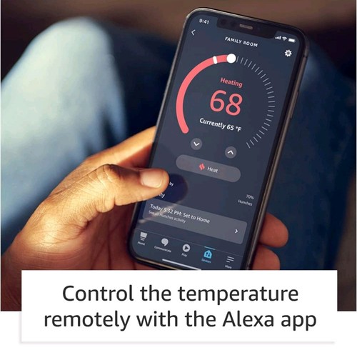 Amazon Smart Thermostat - Geld und Energie sparen - funktioniert mit Alexa und Ring - Bild 3 von 4