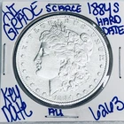 1884 S MORGAN SILVER DOLLAR AUTHENTIC HI GRADE U.S. MINT COIN RARE KEY DATE 6263