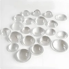 5PCS Optical Focal Length LED Optics Glass Plano Convex Condenser Lens