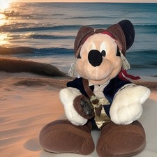 Mickey Mouse Pirates Of The Caribbean Pirate Captain Jack Sparrow Compass Plush