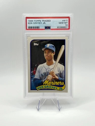 Ken Griffey Jr. 1989 Topps Traded #41T Rookie Card RC PSA 10 Gem MT Mint Seattle
