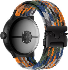 Band for Pixel Watch 4/3 45Mm - Stretchy Nylon Braided Band for Google Pixel Wat
