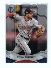 2020 Topps Triple Threads - Trea Turner #40 Amber 84/199 Washington Nationals
