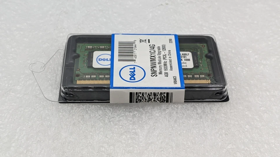 SEALED Official Dell Memory Upgrade - 4GB - 1600MHz - SNPNWMX1C/4G - PC3L-12800 - Image 4 of 4
