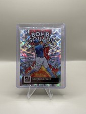 2022 Panini Donruss Bomb Squad Salvador Perez BS-1 Silver /349 Royals