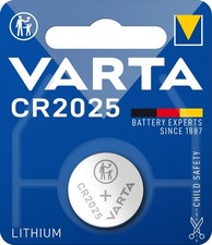 2x Pile bouton Varta CR2025 1 blister 3v batterie lithium CR 2025 Vcr2025