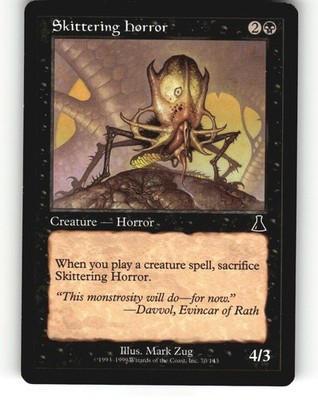 Magic TCG Card Skittering Horror