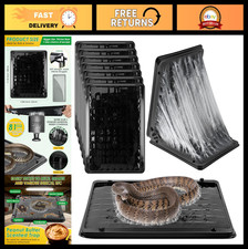 8 Pack Large Snake Glue Traps - 11.8" x 10" Non-Toxic Adhesive Boards for Mice,