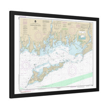 Fishers Island Sound Connecticut Nautical Cha...