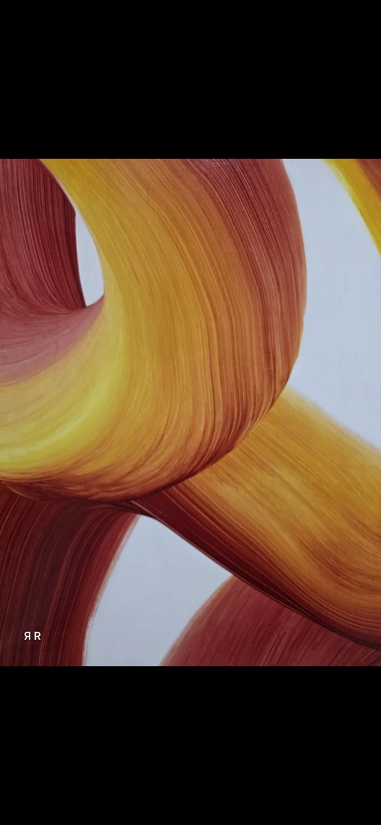 Abstract Painting Acrylic Artwork On Wood Framed 130x81   Cm     RUTH RODRÍGUEZ