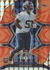 2022 Mosaic Boye Mafe Orange Mosaic Rookie Card. rookie card picture