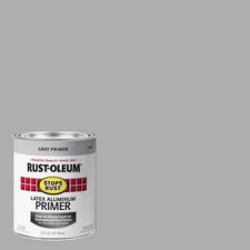 Rust-Oleum Stops Rust Gray Flat Water-Based Acrylic Primer 1 qt