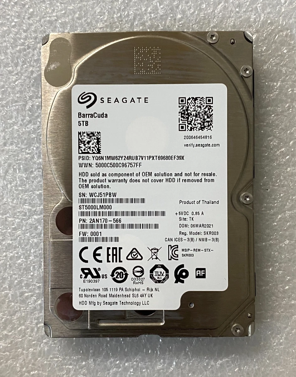 Seagate 5TB Internal Hard Disk Drives for sale | eBay