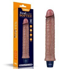 9.5" Silicona Recargable Consolador Vibrador 10 Velocidad Juguete Sexual