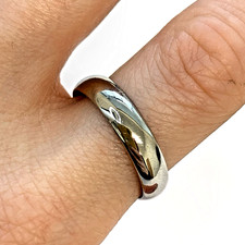 Palladium Wedding Band Ring 4.9mm 950 Palladium - Size V