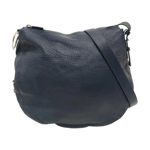 BURBERRY Canterbury Shoulder bags Leather Blue Free Shipping | Duties Paid