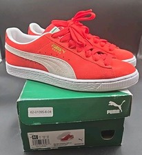 Puma Big Kids' Suede Classic XXI High Risk Red White 38056002 New 6C Size 6 Jr