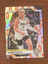 CHENNEDY CARTER - 2024 PANINI PRIZM WNBA - CHICAGO SKY - WNBA LOGO CARD #66