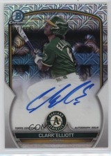 2023 Bowman Chrome Prospect HTA Choice Mojo Refractor Clark Elliott Auto z7d