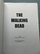 The Walking Dead Pilot Script Reprint