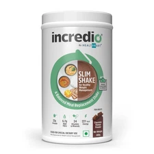 Incredio Slim Shake Chocolate 480g 22g Protein Meal Replacement Shake
