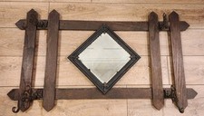 Las mejores ofertas en Espejo de roble antiguo Indiana Recibidores