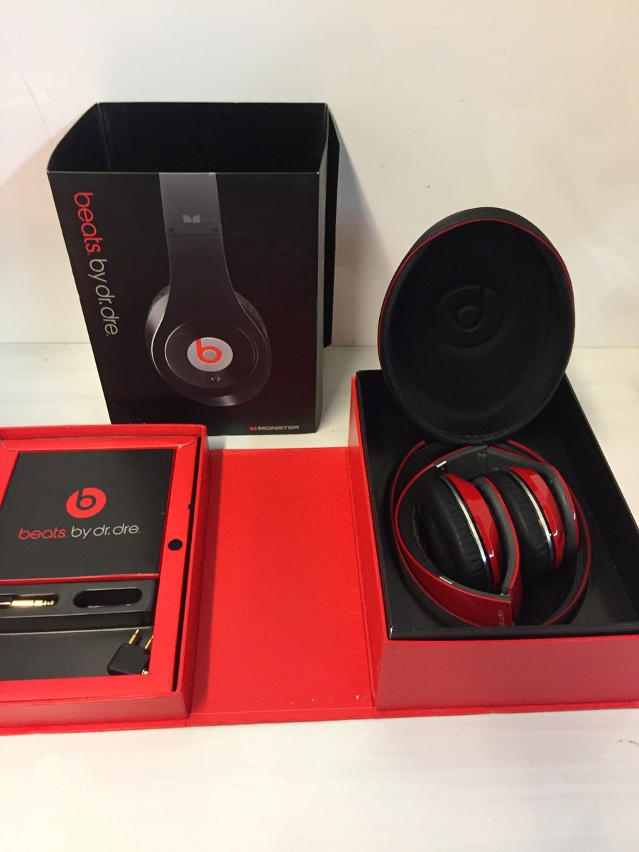 Beats by Dre Studio (Original Monster) Headphones Red 127801-00