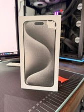 Apple iPhone 15 Pro Max White Titanium 1TB Original Box Only