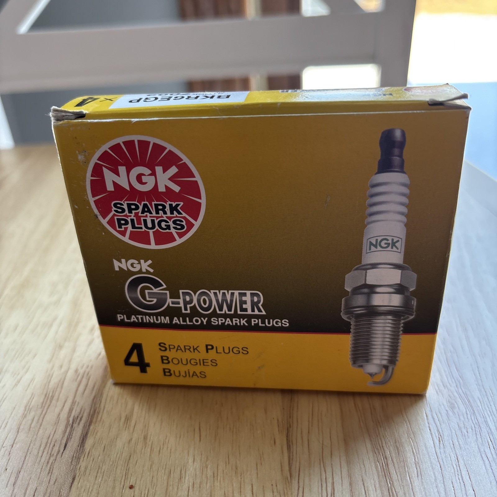 4 Plugs NGK BKR6EGP 7092 G-Power Platinum Alloy Spark Plugs NOS