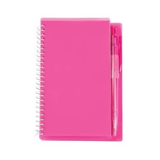 Pink Spiral Notebooks With Pens, Stationery, 12 Pieces