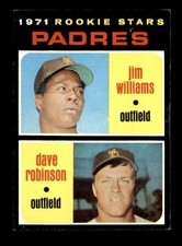 1971 Topps #262 Jim Williams/Dave Robinson Padres Rookies EX/EX+ X3697781