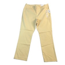 Old Navy Women's Pixie Ankle Pants Size 16 Tan Stretch Slim Fit Trousers Pant