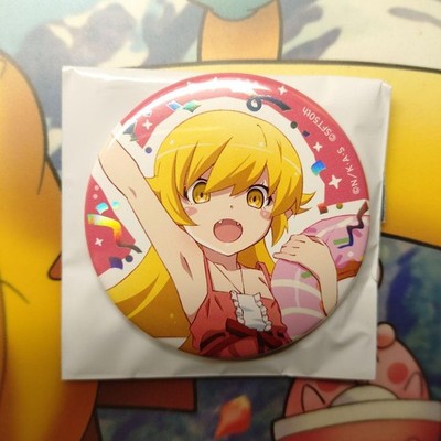 Shinbo Shaft 50th Anniversary Random FoilPressed Can Badge: Shinobu Oshino