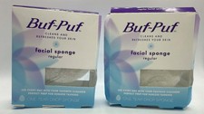2PK Buf Puf Facial Sponge Regular Tear Drop SEALED READ FAST SHIP