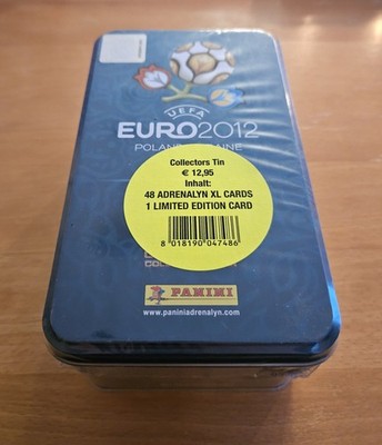 Panini Adrenalyn XL Euro 2012 - Tin Box - OVP - Sealed