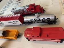 Vintage TYCO Santa Fe Toy Train Set - Rail Master 72 w/ Bridge Trestle Set