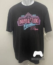 Universal Studios Retro Marquee 35th Anniversary Adult T-Shirt NWT Size XL