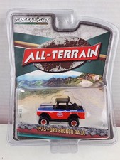 1975 Ford Bronco Baja Greenlight STP All Terrain Diecast Car 1:64 Limited Ed