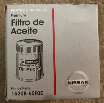 NEW GENUINE FACTORY Nissan Oil Filter OEM 15208-65F0E Maxima