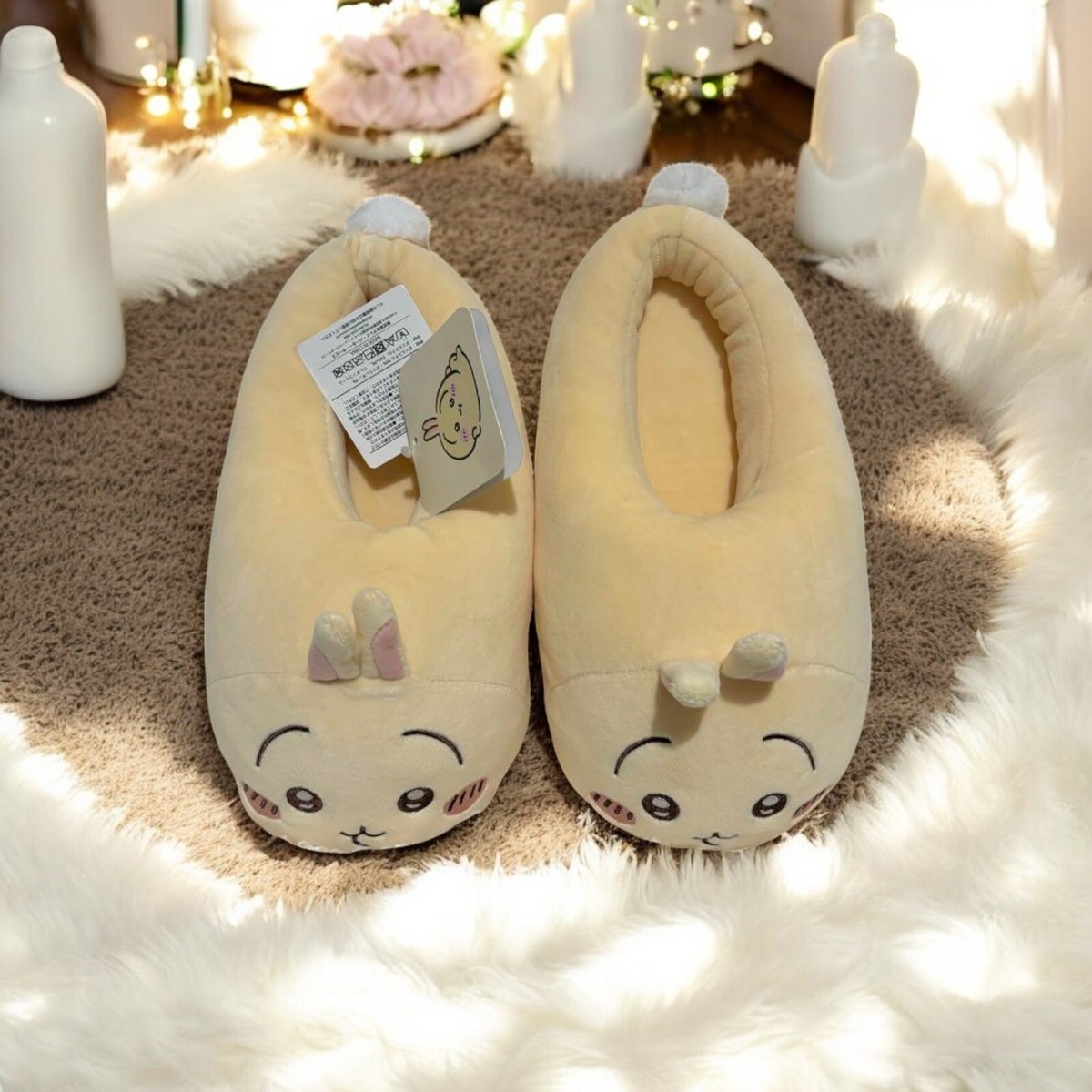ましゅまろたャ Chiikawa Marshmallow Room Shoes Free size (22-24cm) H95×W140