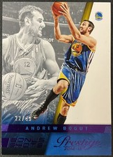 2014-15 Prestige #94 Andrew Bogut Golden State Warriors Purple Bonus Shots /49