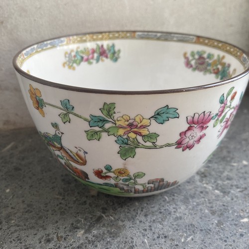 Vintage COPELAND SPODE peacock slop or sugar bowl - Picture 2 of 13